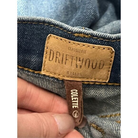 Driftwood Colette Embellished Raw Hem Skinny Jeans - Picture 6 of 7